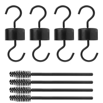 

4 Set Iron Material Humming Bird Feeders Includes 4 Hooks And 4 Cleaning Brushes Hang Between Hook And Feeder