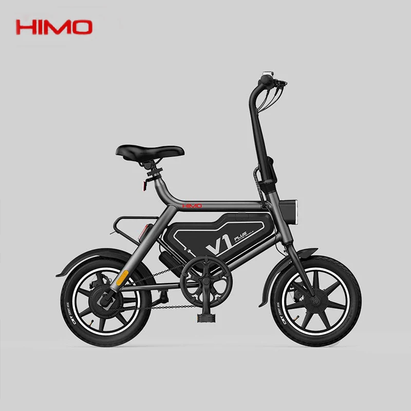HIMO V1 плюс открытый Электрический велосипед 25 км/ч смарт-велосипед 250 Вт 60 км электрический мопед с длиной 100 кг Емкость для взрослых - Цвет: Gary