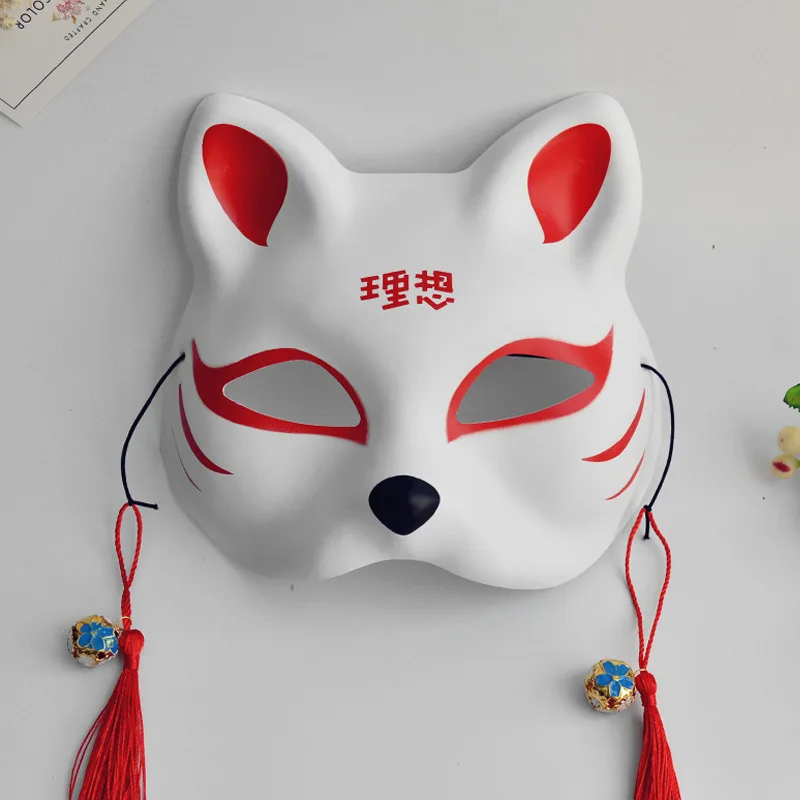 Hefeng cos полулицевая кошачья Полнолицевая маска «кошка» анимация лиса темная Лисичка маска персональный стиль