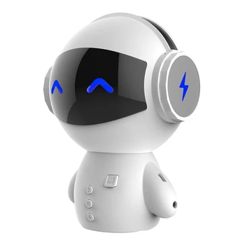 

Portable Cartoon Robot Bluetooth Speakers Wireless Stereo Music Palyer Speaker Loudspeakers with Power Bank Function