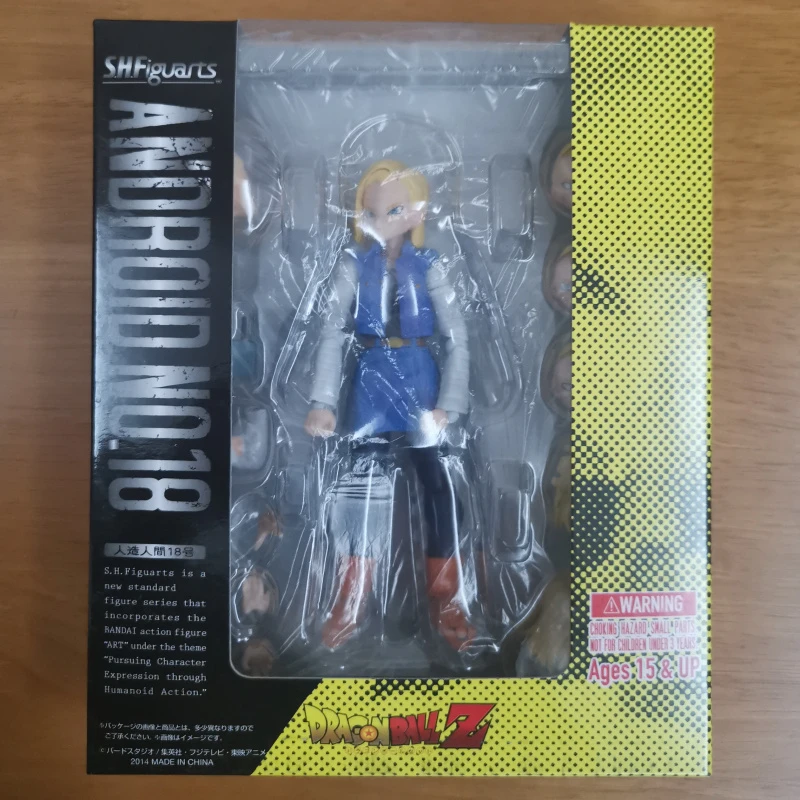 La Bola Del Dragon Del Anime Shf Android No 18 Figuras De Accion De Juguete Cyborg Android No 18 Y Klilyn Krillin Muneca Coleccionable En Miniatura Regalo Figuras De Accion Aliexpress