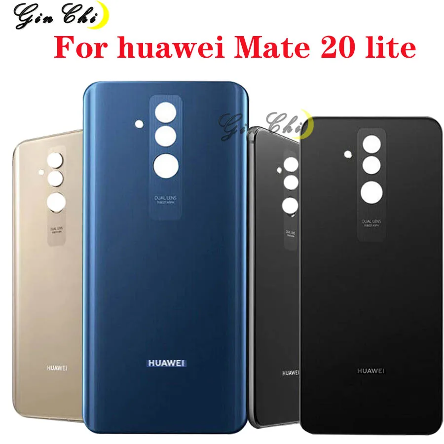 Huawei mate 20 lite корпус батареи задняя крышка huawei mate 20 lite стеклянная крышка батарейного отсека Дверь смартфон задняя крышка