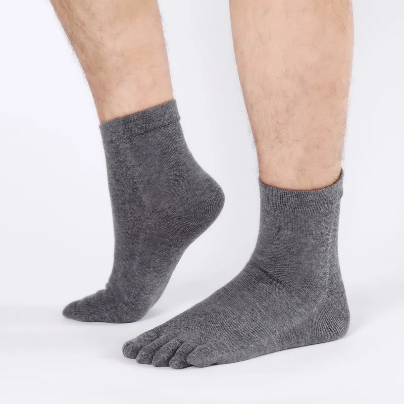 

Business Men's Five Toe Socks Spring Winter Cotton Socks Black Breathable Comfortable Warm Funny Male Five Fingers Socks