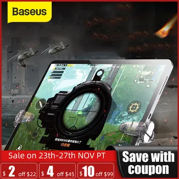 

Baseus Gamepad Joystick for Tablet iPad Pad L1 R1 Gaming Trigger Mobile Shooter Controller FPS Pad Game Fire Button Aim Key