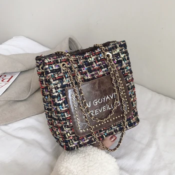 

PU+Wool Designer Crossbody Bags For Women 2019 Autumn Winter Female Shoulder Messenger Bag Lady Travel Handbags and Purses