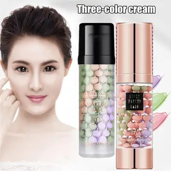 

Naturally Face Base Primer Liquid Shrink Pore Lasting Concealer Control Makeup Moisturizer Oil Matte Foundation D5W4