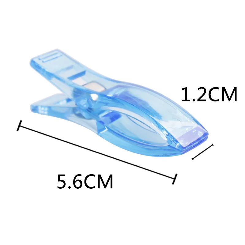 1000pcs/lot Large Wonder Clips for Fabric Quilting Craft Sewing Knitting Crochet DIY Patchwork Fixed Fabric Clamps 5.6x1.2cm
