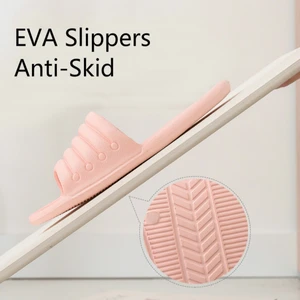 Zapatillas planas antideslizantes para interiores para hombre y mujer, chanclas de Eva ligeras para piscina y ducha, de verano