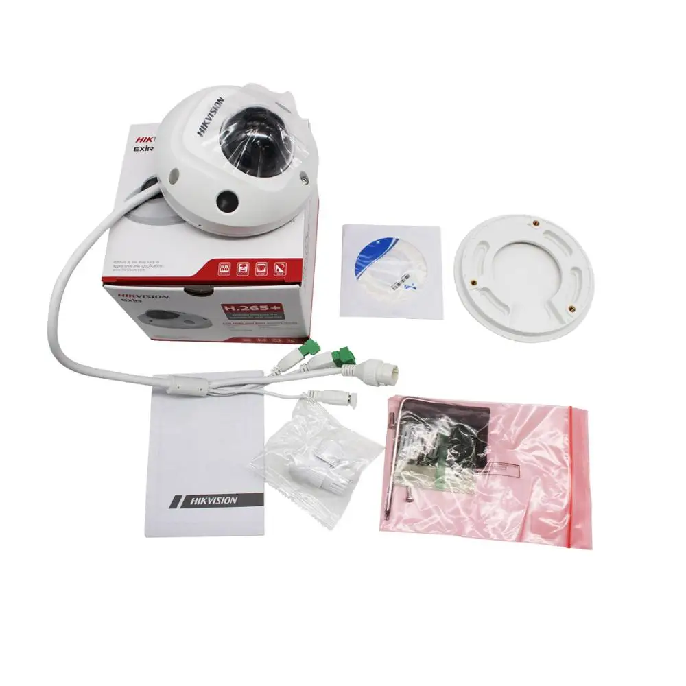 Hikvision камера видеонаблюдения наружная DS-2CD2555FWD-IS 5MP ИК Мини купольная ip-камера Безопасности s POE H.265+ встроенный микро