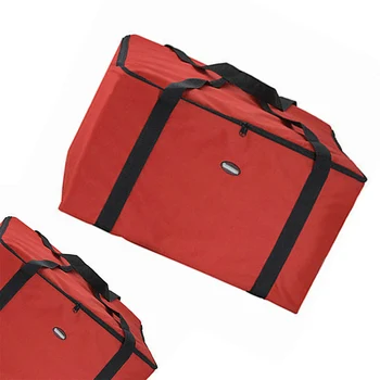 

Pizza Insulated Food Bag Storage Transport Case Hold 14" Boxes Zipper Closure