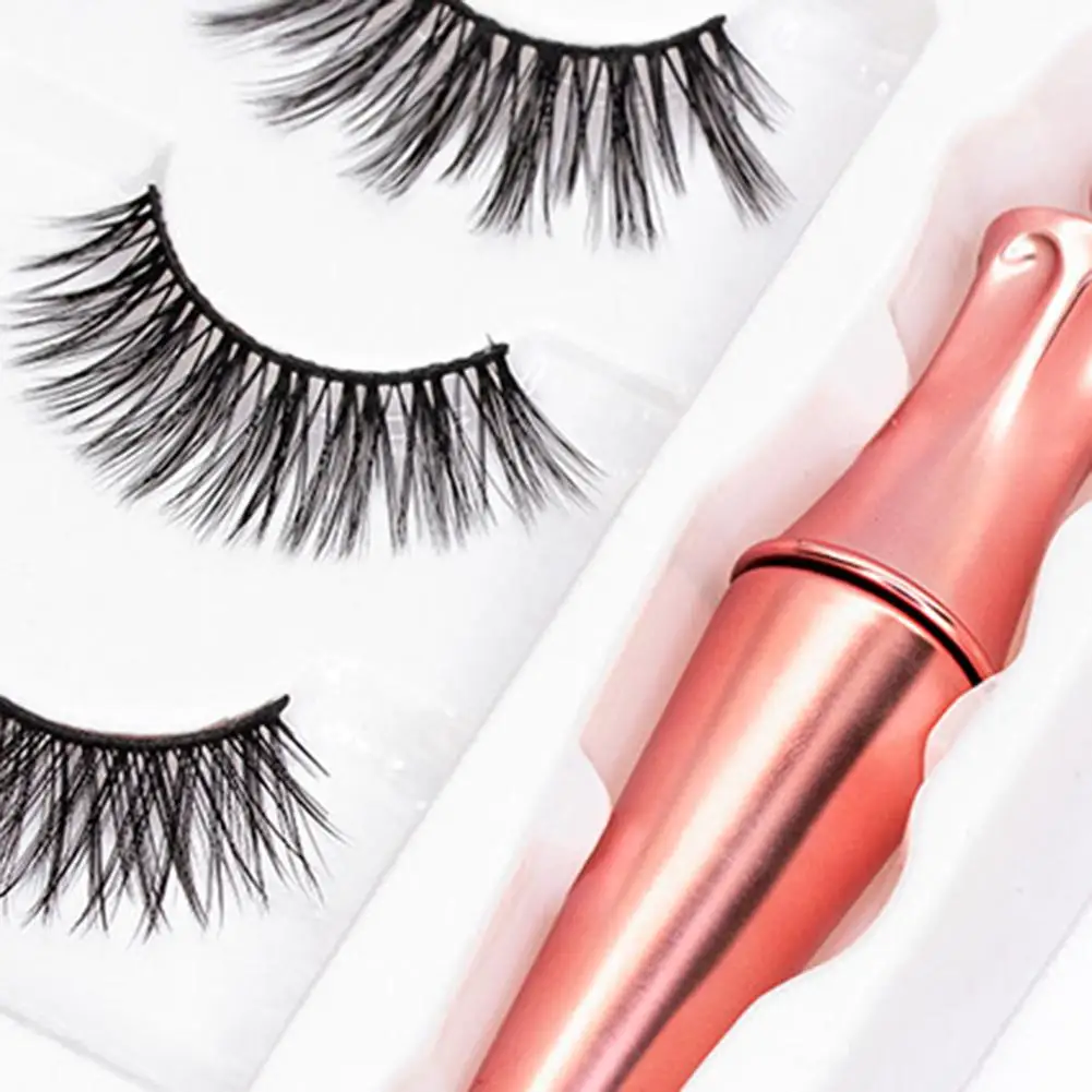 

2019 New Hot Magnetic Liquid Eyeliner & Magnetic False Eyelashes & Tweezer Set Waterproof Long Lasting Eyeliner False Eyelashes