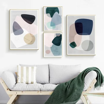 

Abstract Geometric Graphic Canvas Painting Styles Wall Art Picture Posters Prints for Living Room Home Decor Unframe