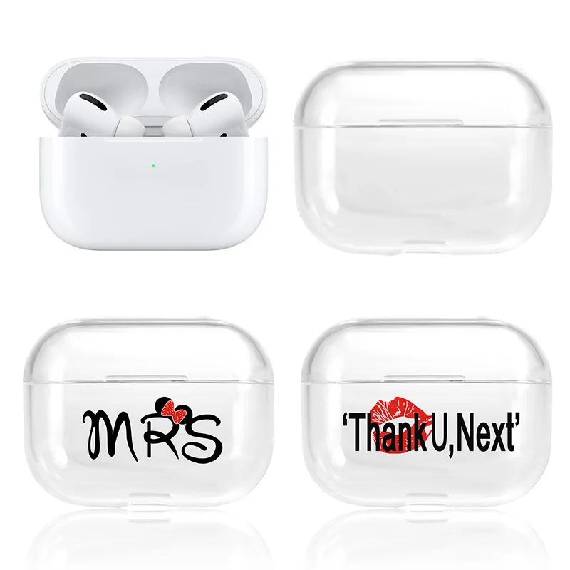 Для AirPods Pro Чехол Прозрачная крышка Bluetooth наушники защитные наушники Жесткий PC чехол для Apple AirPods 3 Аксессуары