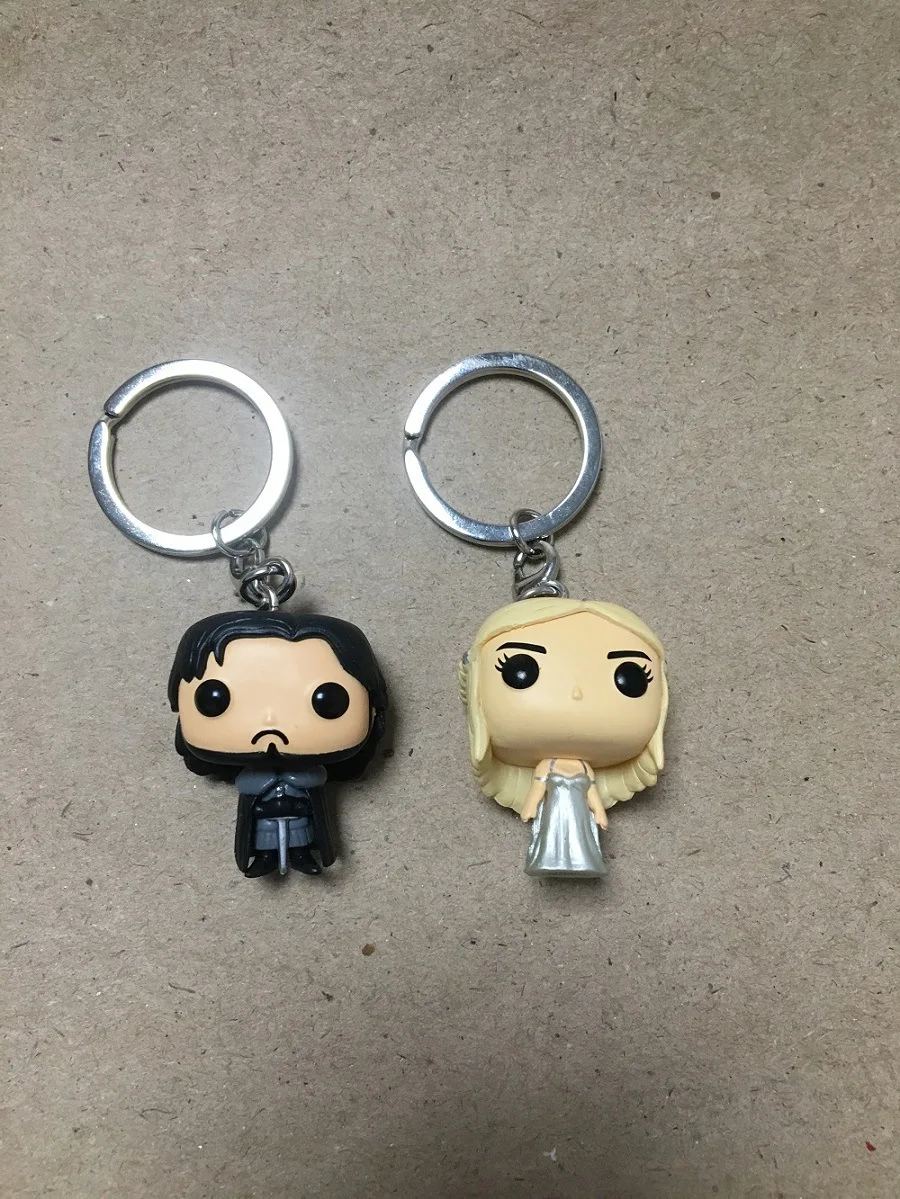 

Funkopop Game of Thrones Jon Dragon Mother Daenerys Key Cap Pendant Hot