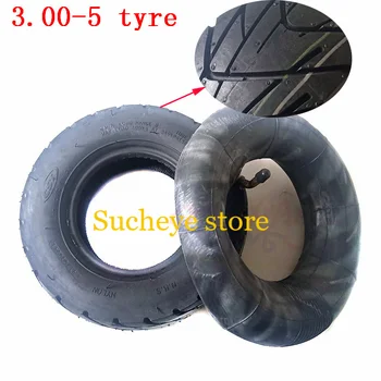 

Electric Scooter Tire 3.00-5 Inner and Outer Tire Urban Small Cross-country Mini Leisure Folding Running Tire