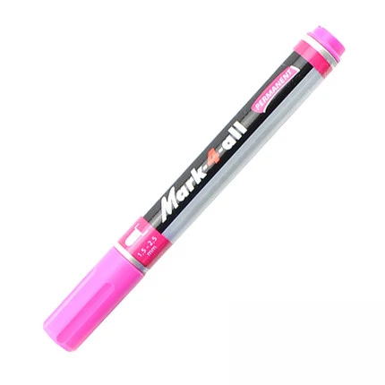 6 Pcs Pink 6 шт Stabilo маркер 1,5/2,5 мм 651 круглые чернила для окружающей среды нетоксичный яркий цвет жирный Маркер не протирается - Цвет: 6 Pcs Pink