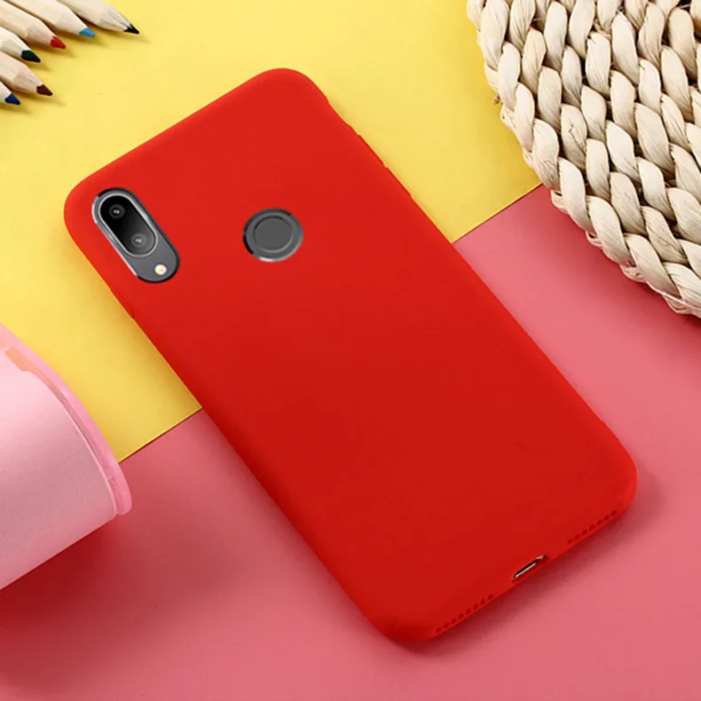 Для huawei P Smart чехол карамельный цвет Мягкий ТПУ задняя крышка для Funda huawei P Smart чехол POT-LX1 POT-LX3 чехол для телефона - Цвет: 9
