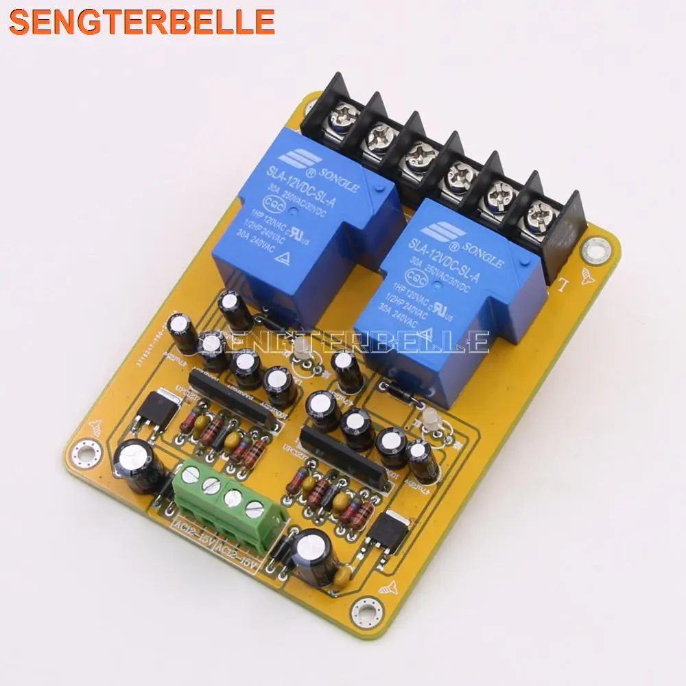 Assemble UPC1237 Power Amplifier Speaker Protection Circuit Board Support BTL Amplifier Board With start delay & DC protection