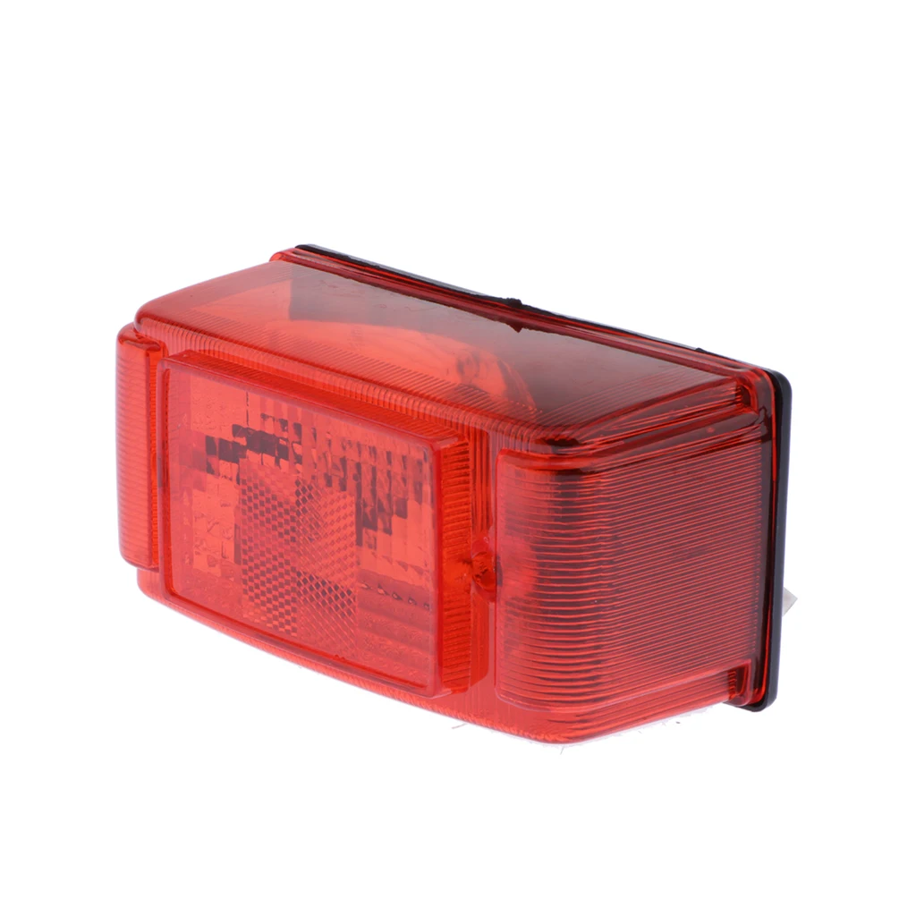 Motorcycle Led Reflector Rear Tail Brake Stop Marker Light  Universal Fit For Most Motorcycle Motorbikes 60x75mm