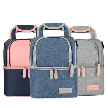 

Portable Travel Backpack Food Cooler Preservation Fresh Picnic Youth Schoolbag Beverage Milk Cold Backpack Accessories