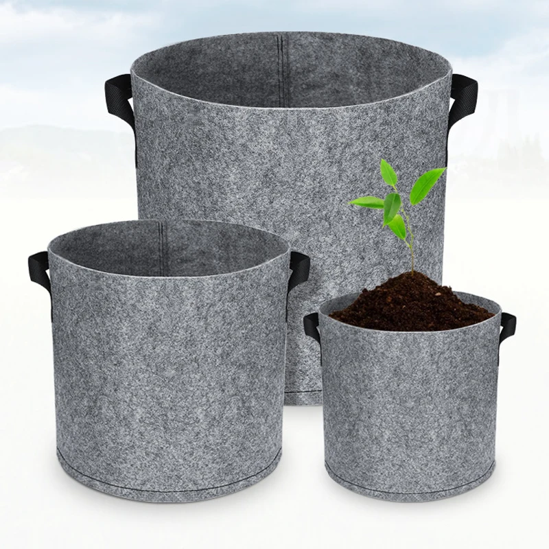 Breathable Felt Fabric Plant Bag Potato Grow Bag Planter Cloth Planting