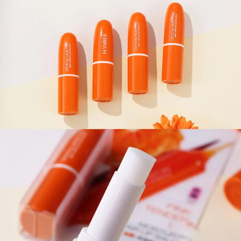 

Blood Orange Lip Balm Hydrating Smooth Lip Lines Brighten Lip Color Anti-drying Anti-crack Lip Care Staying Hydrated-