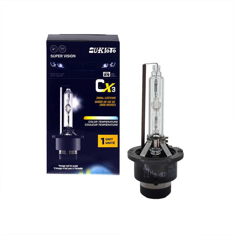 SUKIOTO 2PCS Fast Bright 5500K D2S Replacement Car Headlight Bulbs 35W D4S Xenon HID Lamp For Avalon Venza Sienna ES300 GS350 (3)