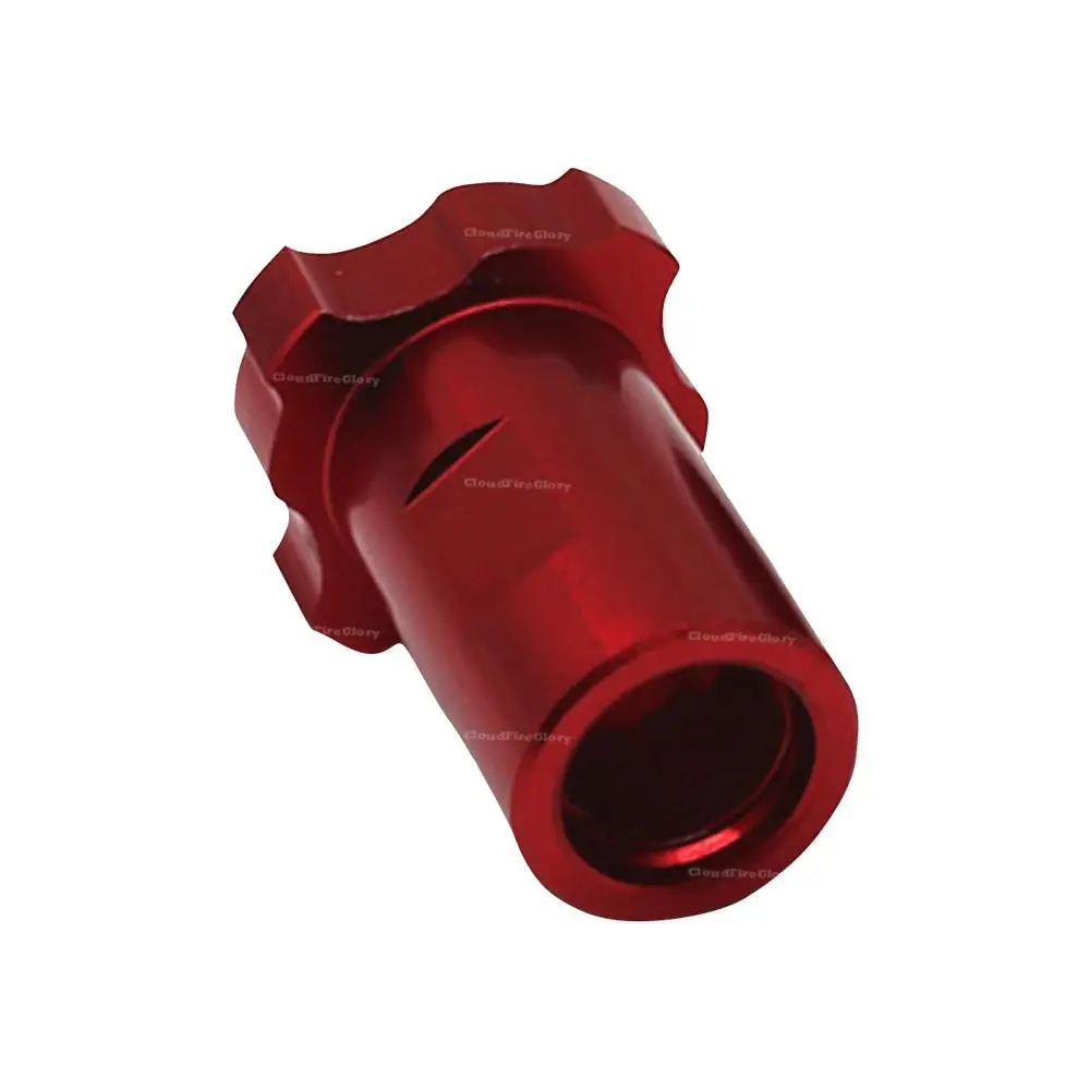 CloudFireGlory For PPS Cup Gun Pot Joints Adapter M14x1mm Internal Thread Spray Gun Connector Red