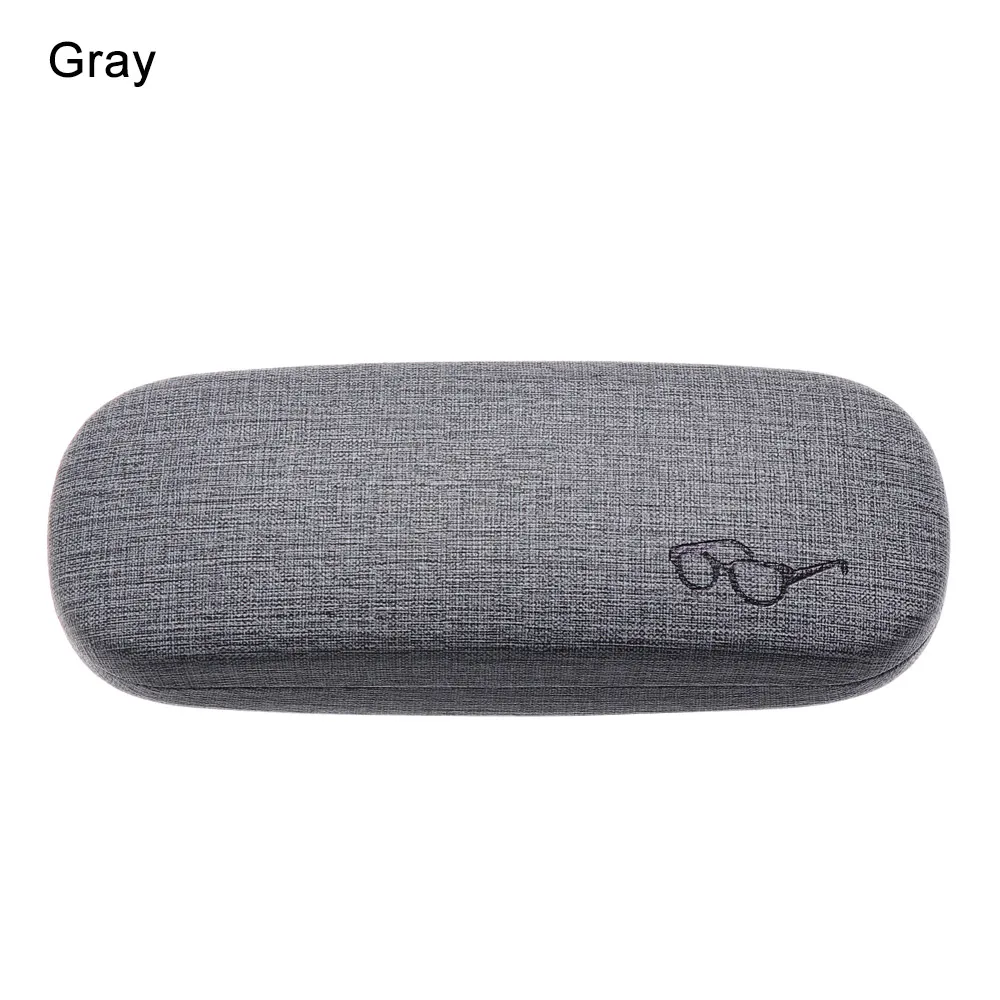 gray 1 1 шт., коробка для очков, защита для очков для мужчин и женщин, очки для глаз, твердая оболочка, защита для очков, очки для чтения, солнцезащитные очки, чехол, коробка для хранения - Цвет: gray 1
