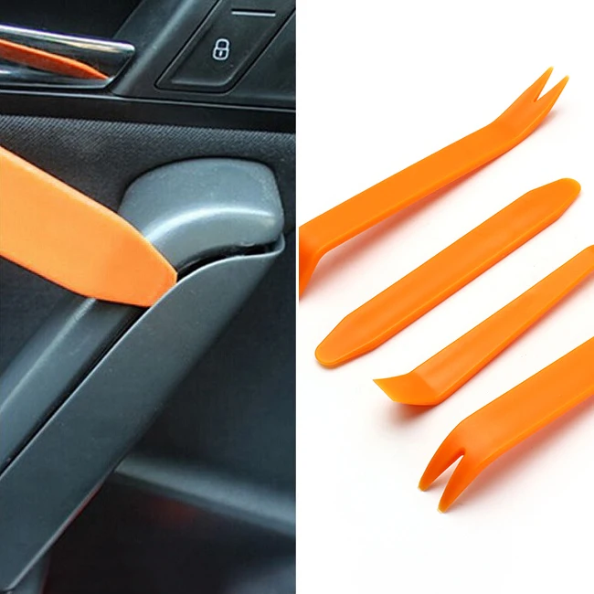 

4pcs/set Auto Car Radio Panel Door Clip Trim Dash for Audio Removal Installer Pry Repair Tool Set #SA