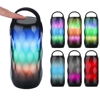 

Night Light Speaker 6 mode led nightlight Bluetoorh Speaker 8 hours play 2000mah battery Free Shipping New Year Gift for friend