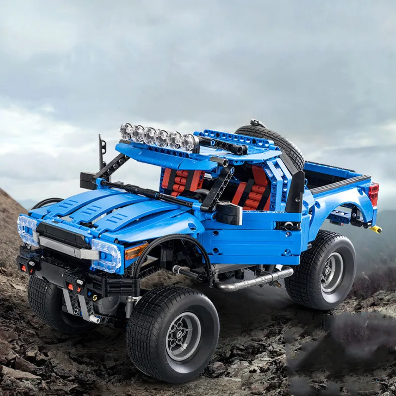 

701970 Technic SUV Off-Road Raptor F150 Pickup MOC 1288Pcs Model Building Blocks Compatible with 20011 21047 41999