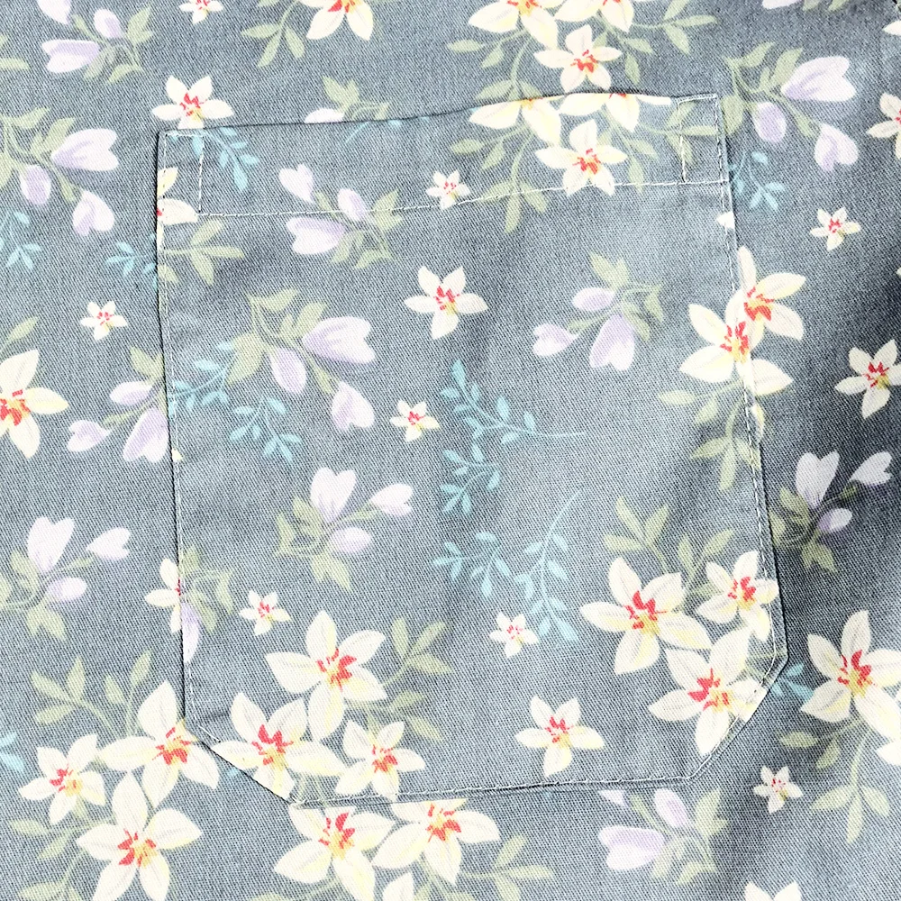 V-neck Dental clinic scrubs tops Floral printing Pet doctor nurse uniforms hospital nursing scrubs tops medical scrubs workwear