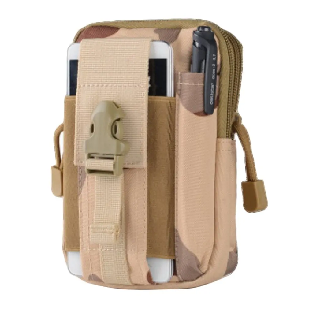Желтый цвет Спорт на открытом воздухе Molle тактический карманный мужской водонепроницаемый мобильный телефон сумка носить ремень сумка для бега - Цвет: Желтый цвет