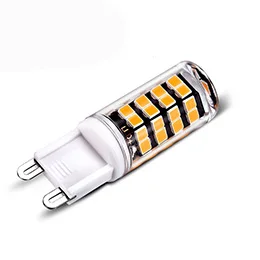 Без мерцания G9 светодиодный светильник AC85-265V 5 Вт SMD2835 Светодиодный точечный светильник с высоким люменом PC керамическая лампочка Заменяет 40 Вт галогенный светильник для люстры - Испускаемый цвет: type C