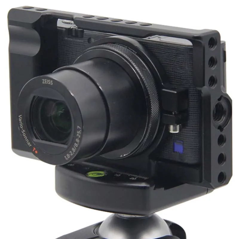 Rx100 Iii(M3) Iv(M4) V(M5) клетка для камеры для sony Rx100 Iii(M3) Iv(M4) V(M5) рюкзак для гарнитуры камеры Rig Холодный башмак-Горячий