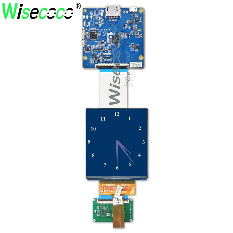 Wisecoco-tela Amoled para Raspberry pi Placa Controladora 3.5 1080x1200 Fhd Ips 8:9 Oled 90hz Mipi 39 Pinos - Imagem 4