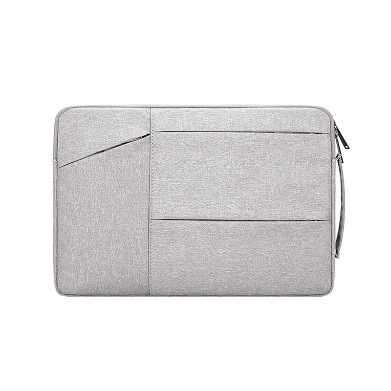 Сумка для ноутбука Macbook Air 13 11 12 15 Pro 13,3 15,4 Retina чехол рукав 14 15,6 дюймов Сумка для ноутбука для iPad планшета - Цвет: Серый