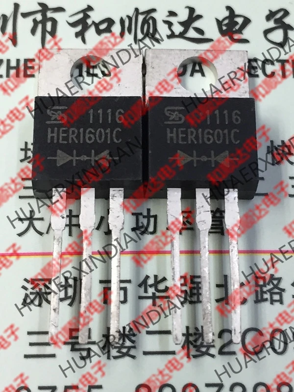 5 шт., новые оригинальные кнопки HER1601C-220 с алюминиевой крышкой, 50В 16A