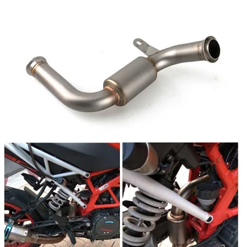 

For KTM DUKE 390 250 125 Duke RC 390 125 RC 2017 2018 2019 New Exhaust Muffler Escape Connection Middle Eliminator Link Pipe