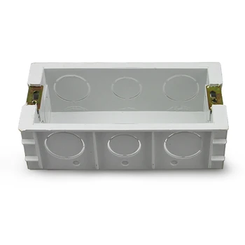 

Refractories Material Wall Mounting Box 118 Type Internal Cassette Wiring Box White Back Box 133mm*65mm*45mm