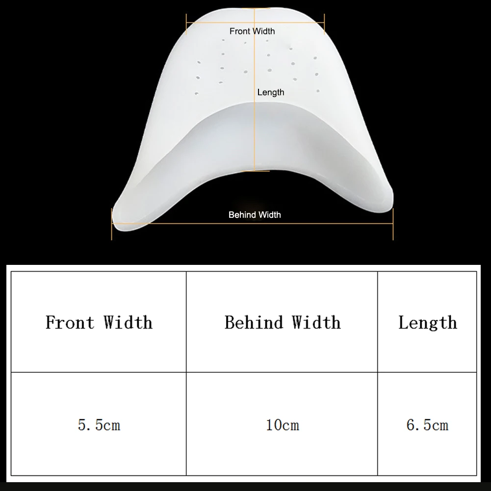 Multifunctional Silicone Gel Toe Sleeve Comfortable Ballet High Heel Toe Sleeve Pain Relief Protect Foot Care Sleeve Tool Hot