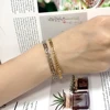 New High Quality Beehive Shaped Design 18 K Stainless Steel Bracelets For Women Popular Minimalist Bangles Gold Color Jewelry 4
