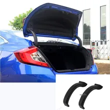 Автомобильный багажник задняя откидная защитная рамка для украшения рельефная Накладка для отделки 2 шт./компл. для Honda Civic Si Sedan 10TH