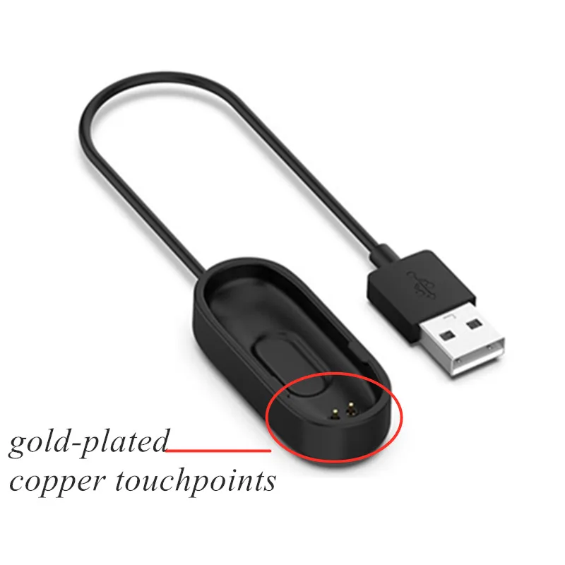 Кабель адаптер для зарядного устройства Xiaomi Mi Band 5 4 Miband 3 2 зарядный USB кабель смарт