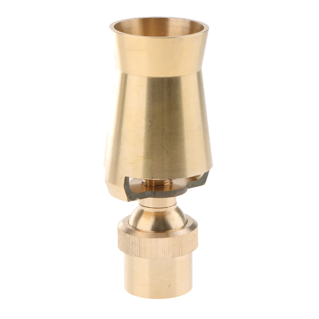 1'' DN25 Brass Ice Tower  Water Fountain Nozzle Spray 1 Piece Brass Fountain Head Nozzle