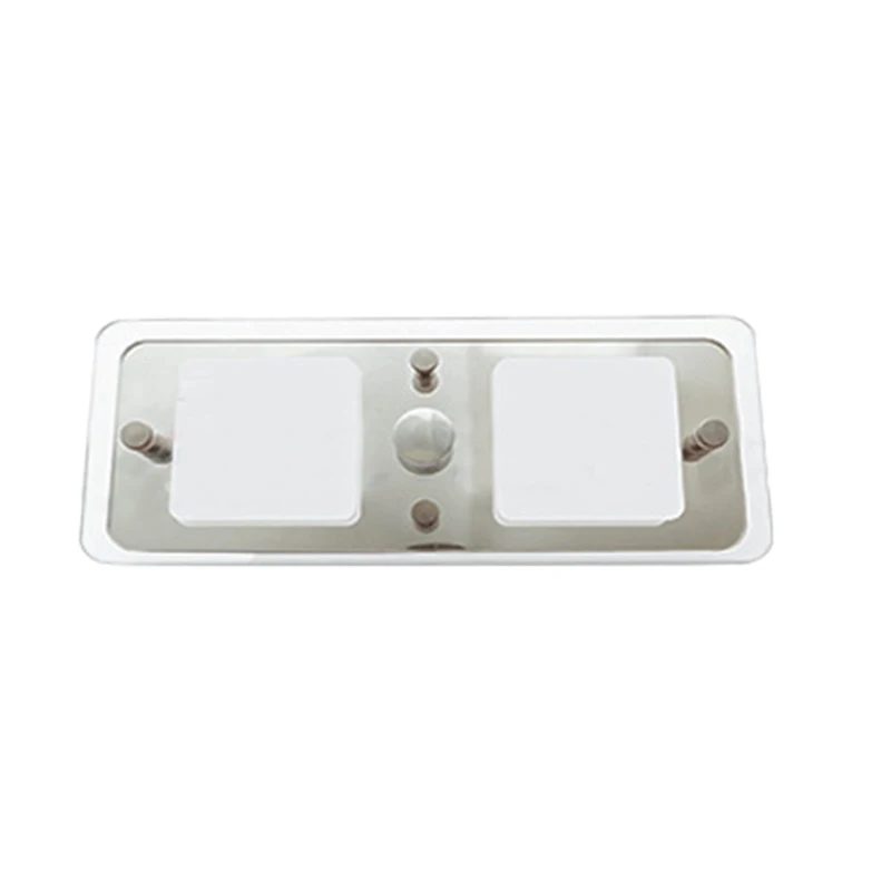 

Ceiling Light 12V 24V Dimmable Led Press Ultra-Thin 6W Switch Indoor Light for Rv, Caravan, Camper and Boat