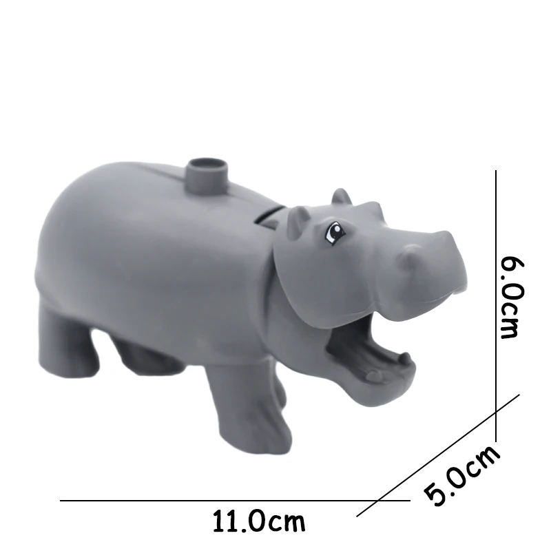 Big Size Building Blocks Animal Accessories Farm Figures Pig Rabbit Chicken Duck Dog Cat Bird horse Cow Sheep DIY Toys Gifts