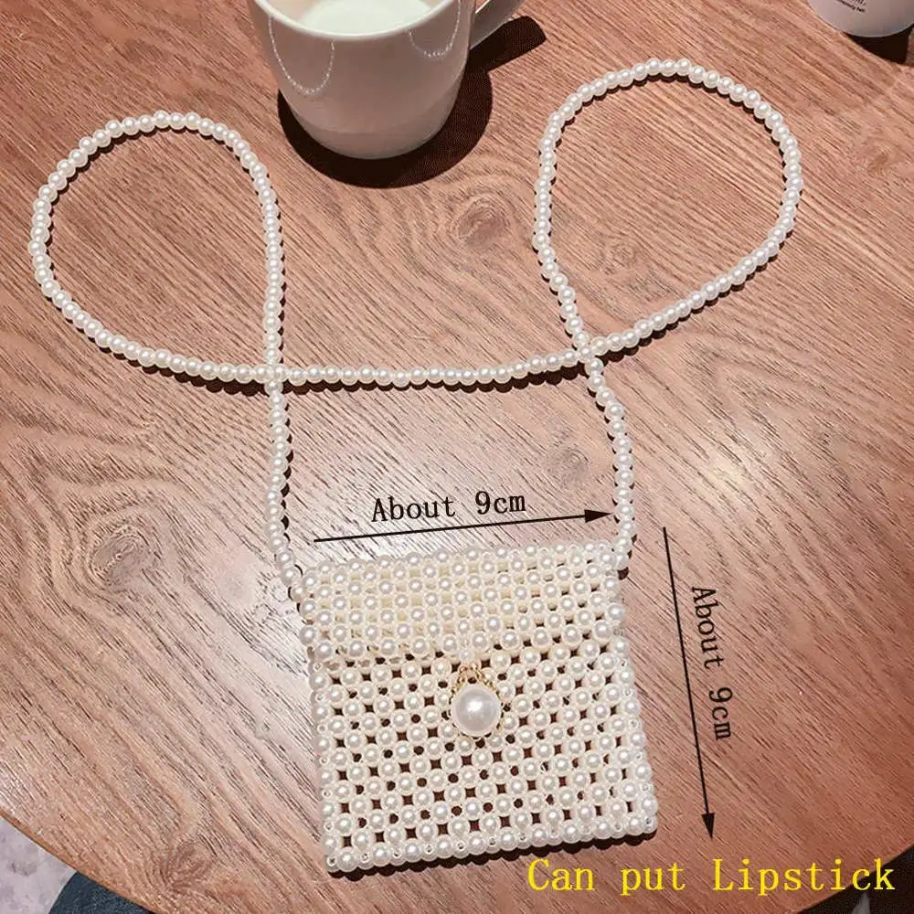 square crossbody bag Жемчужная сумка, украшенная бисером, женские вечерние, винтажные, акриловые, пластиковые, лето, роскошный бренд, белая сумка для телефона, дамская сумочка, клатч - Цвет: square crossbody bag