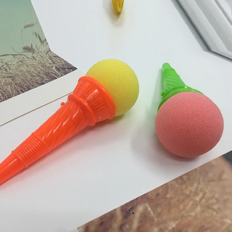 Губка мороженое катапульта мяч launch ball игры для детей на открытом воздухе игрушечный пистолет декомпрессия весь человек игрушка подарок